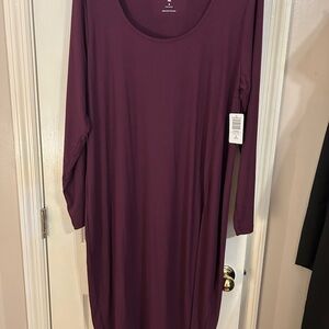 Torrid Red Dolman Sleeve Sheath Dress